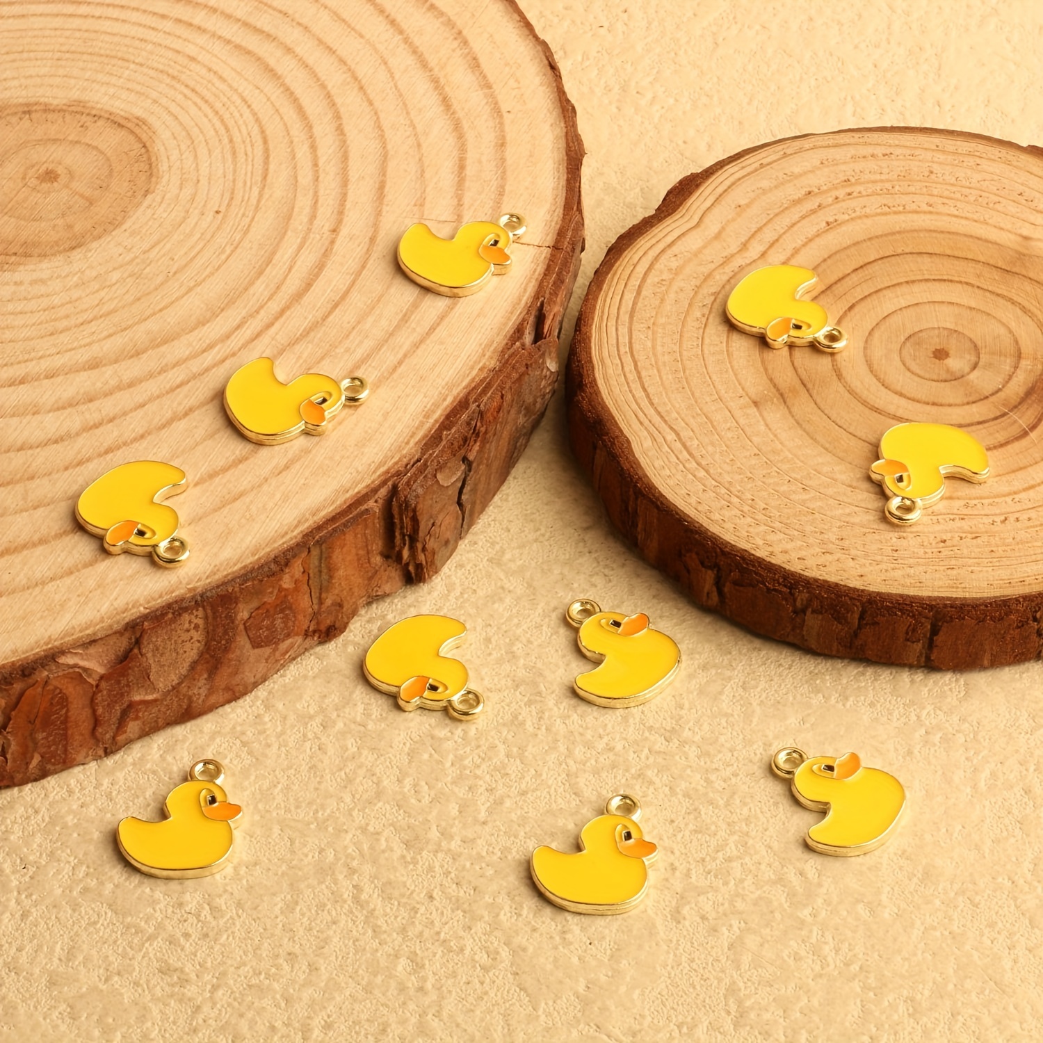 Rubber Duck Wooden Earrings