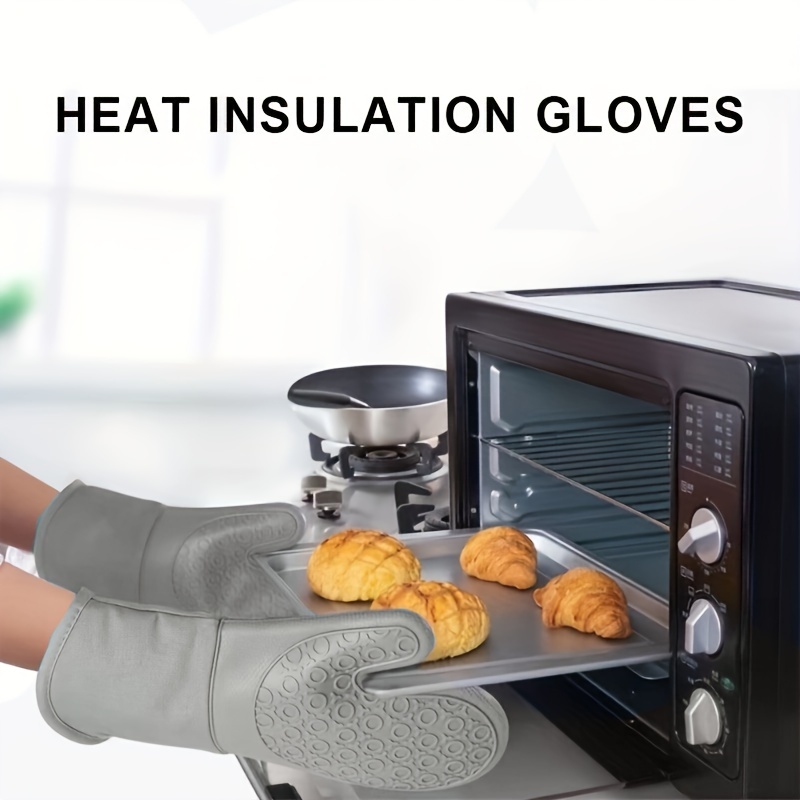 Oven Mitts And Pot Holders Kitchen Mitts Heat Resistant Oven Mittens And  Oven Hot Mitts Pad For Coo