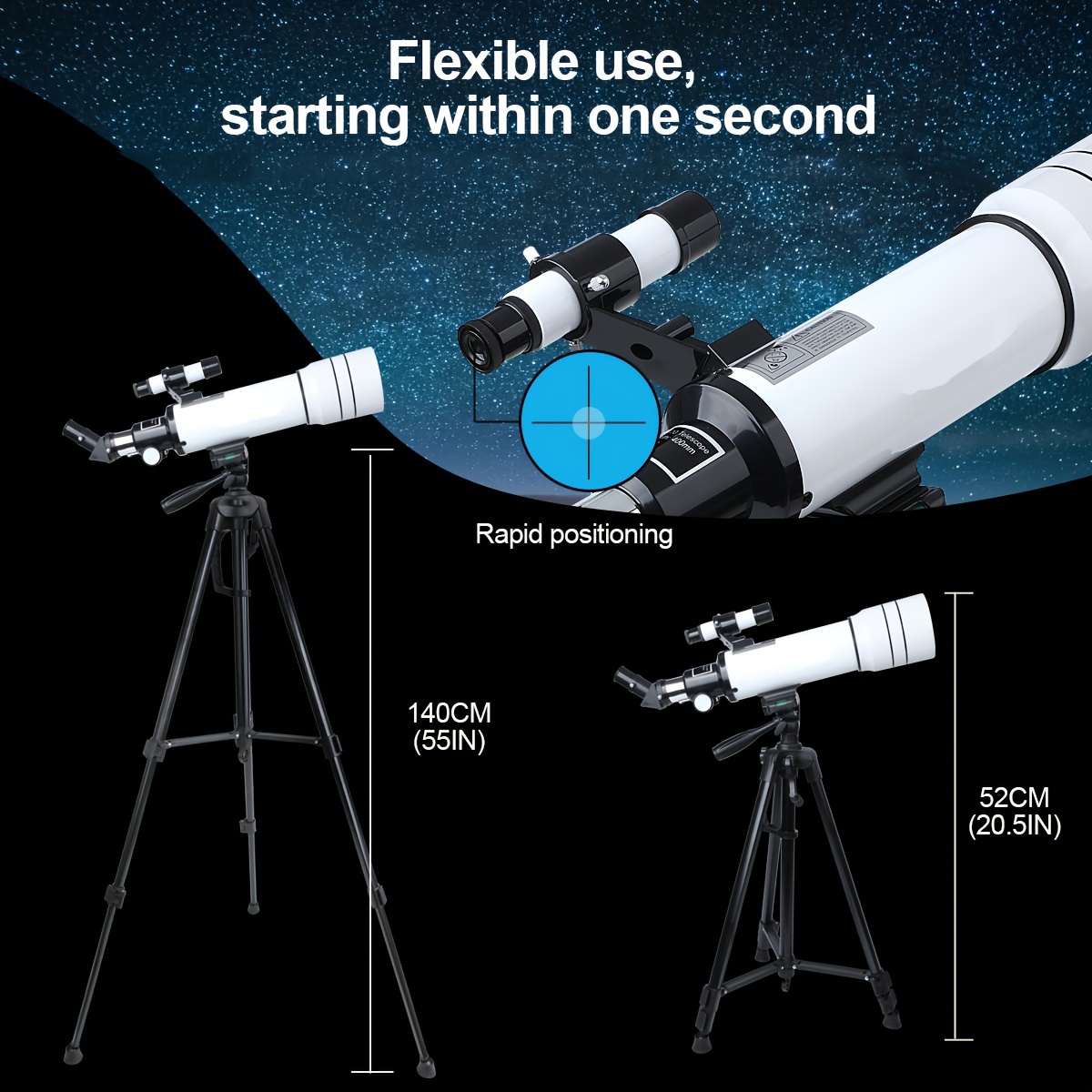 Telescopio Astronomico Professional óptico de alta potencia