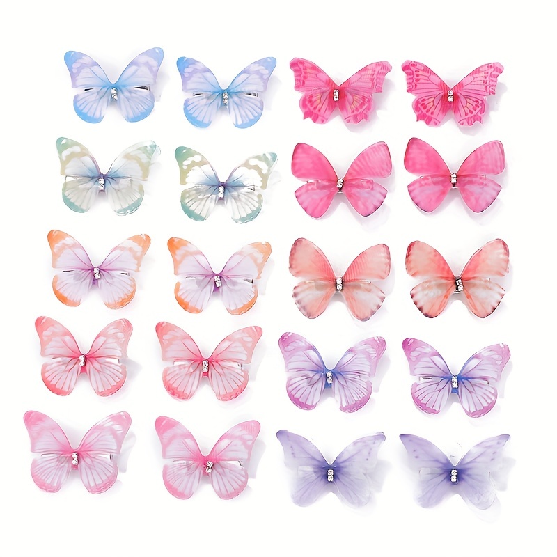 Pinzas Pelo Forma Mariposa, Bonitas Creativas Niñas Pequeñas, Accesorios  Decorativos Cabello Princesa - Moda Infantil - Temu