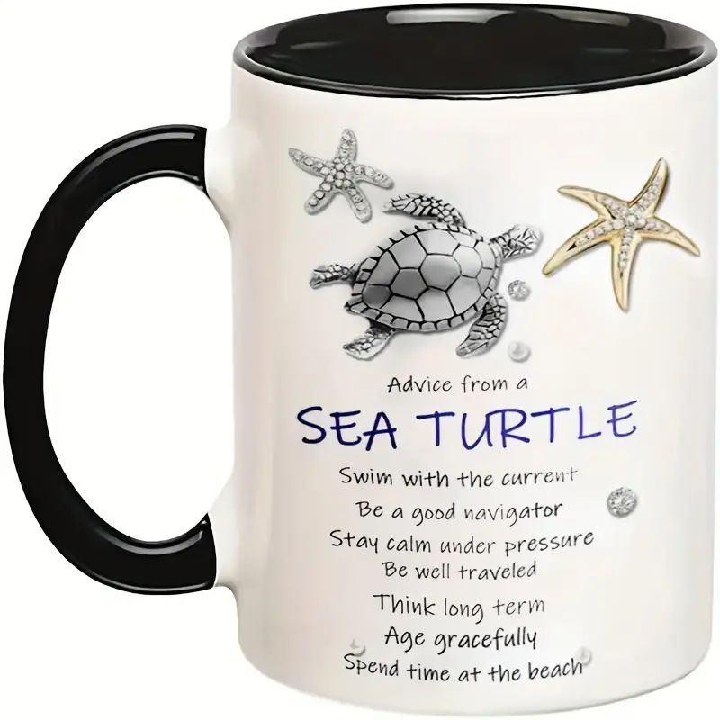 Creature Cups Turtle Ceramic Mug
