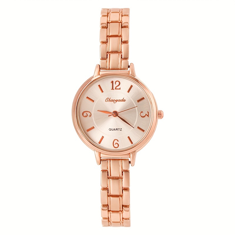 Women's Watch Casual Round Pointer Quartz Watch Analog - Temu