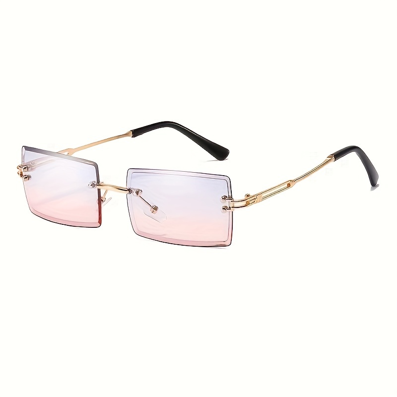 Rimless Sunglasses Gradient Glasses UV400