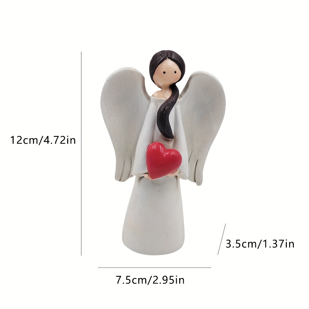 3.5 inches girl angel figurine