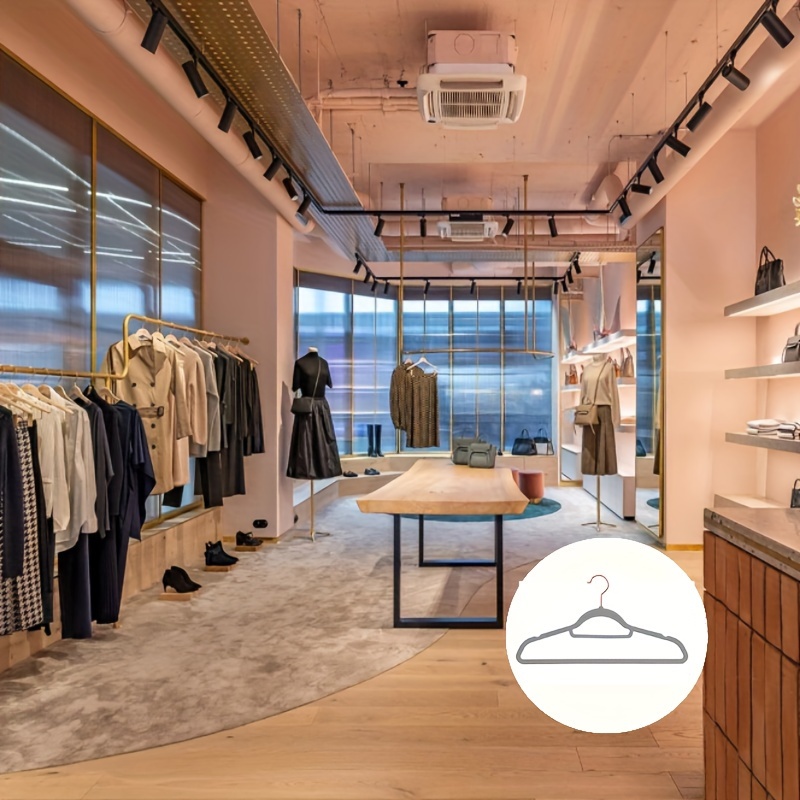 Non-slip Flocking Hanger for Clothes Organization