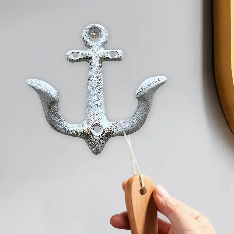 CAST IRON NAUTICAL & Beach Themed Anchor Hook Coat Rack £23.94 - PicClick UK