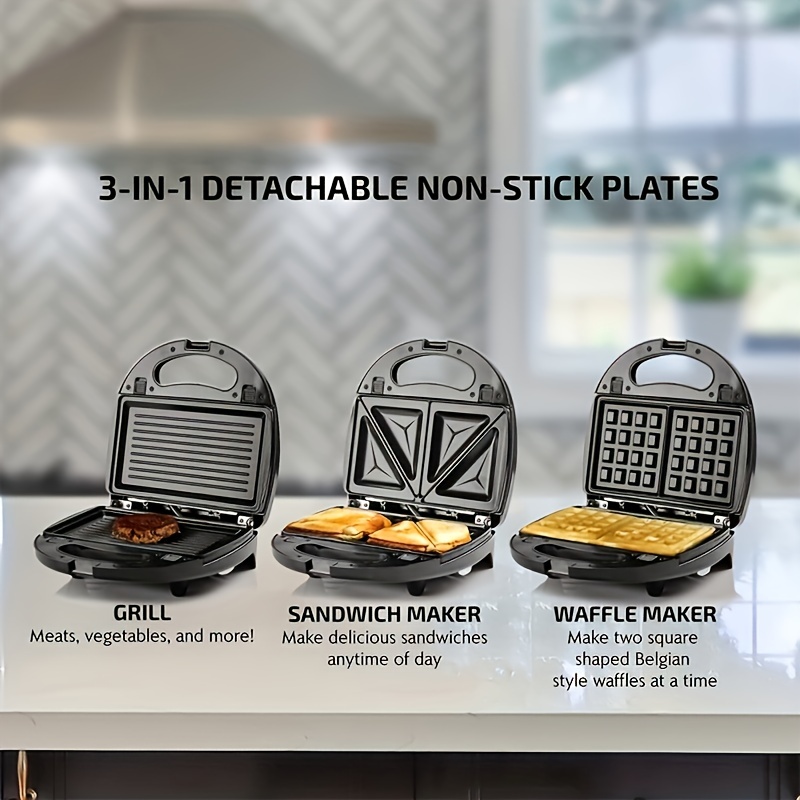 3 In 1 Detachable Mini Waffle Maker - Buy 3 In 1 Detachable Mini