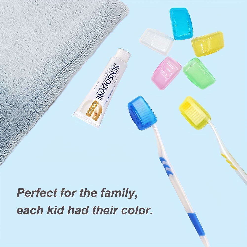 20 Pack Toothbrush Head Covers Portable Caps Case Protector Home Outdoor