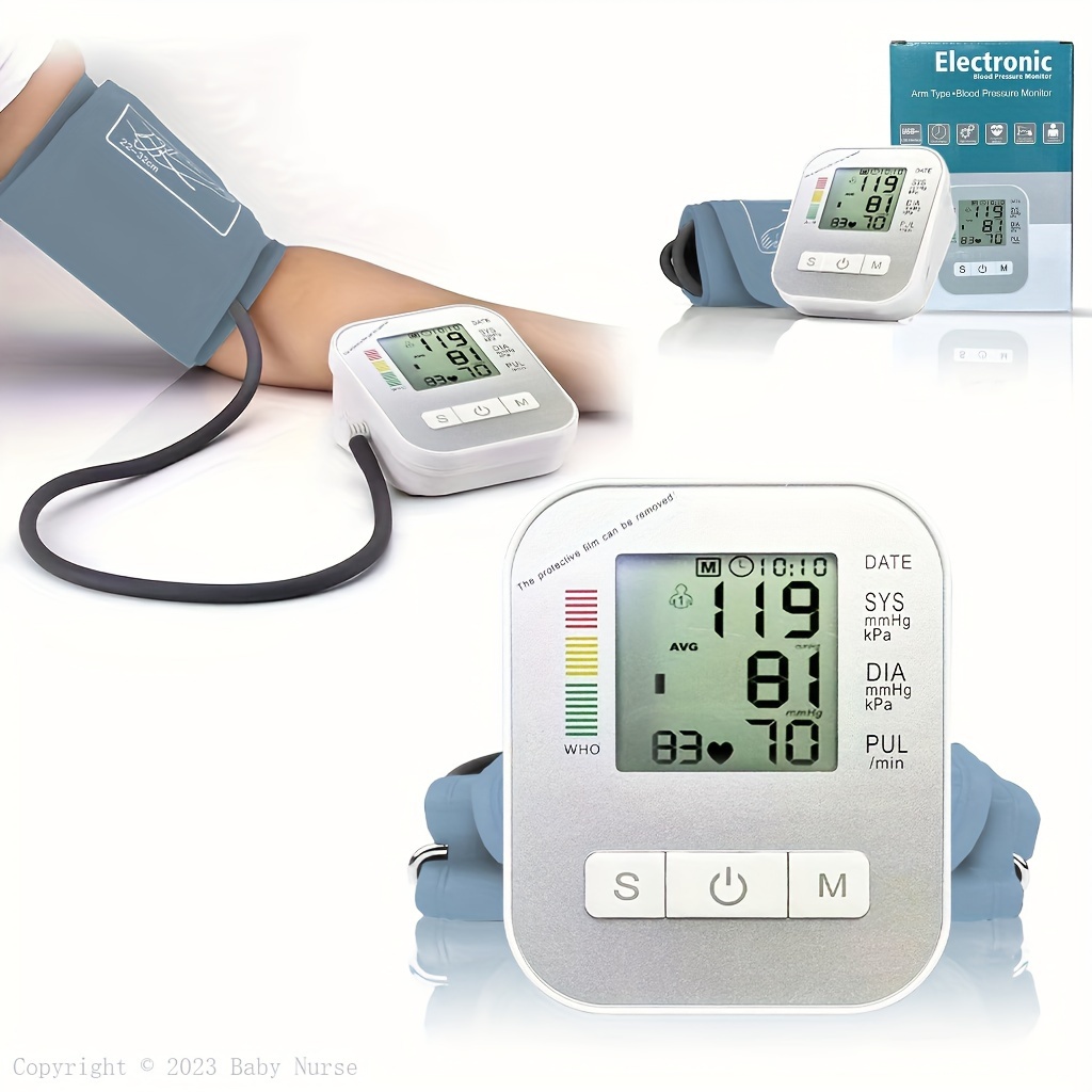 Wrist Blood Pressure Monitor, Blood Pressure Machine, Automatic