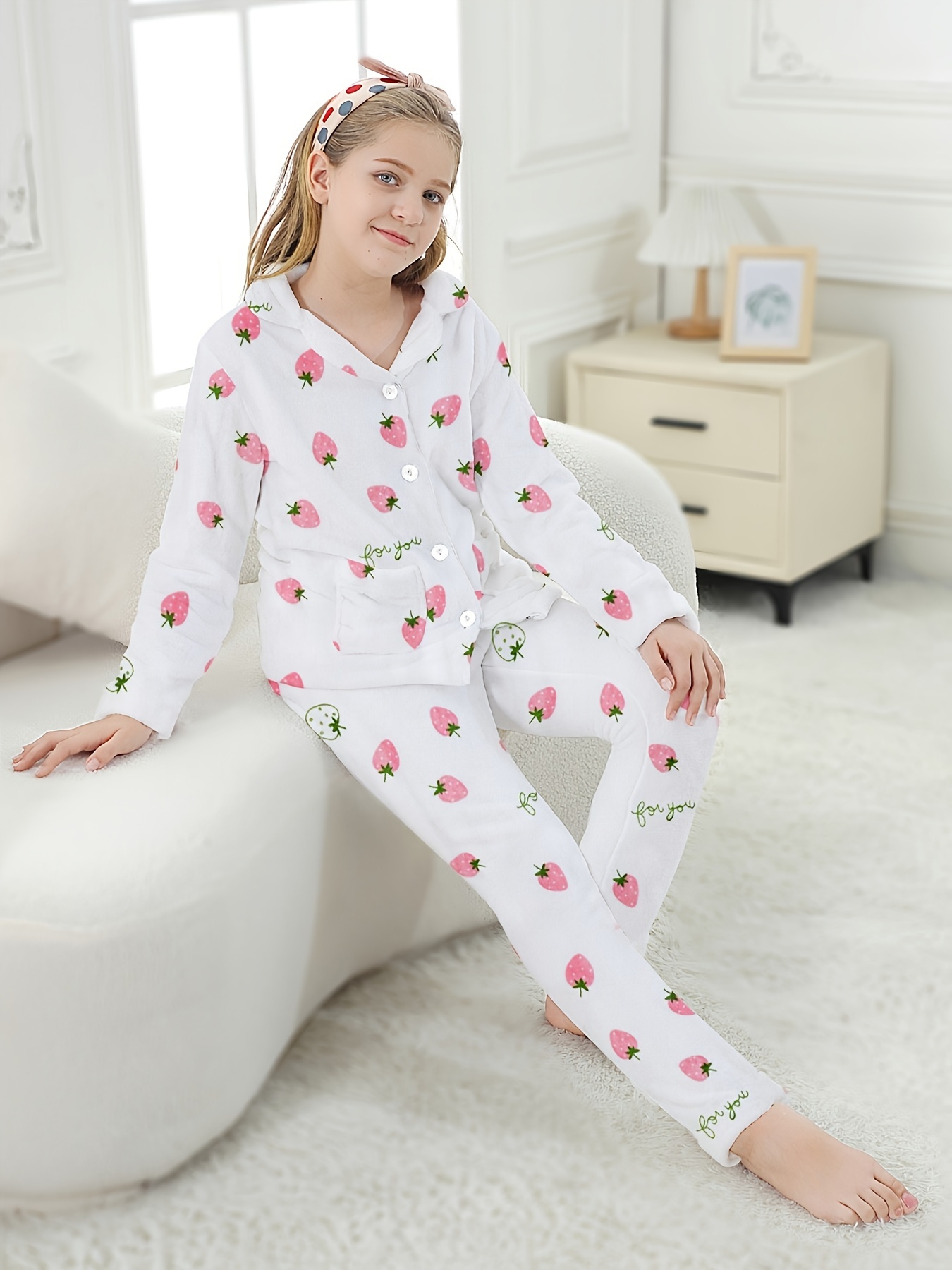 Girls flannel online pjs