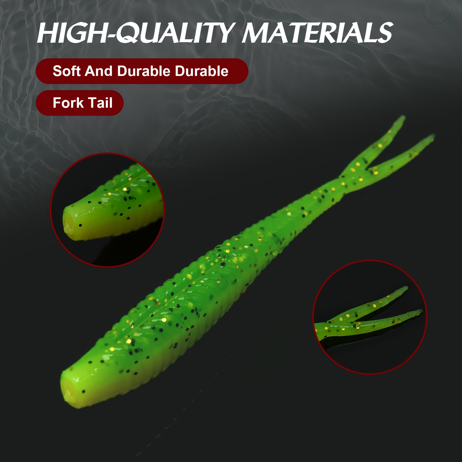  Soft Bionic Lures, Freshwater and Saltwater Fishing Lures,2023  New Hopping Swimbait Creative Realistic Powered Animated Trout Lure Set  Suitable for Fishing Lovers Outdoor(10pcs) : ספורט ופעילות בחיק הטבע