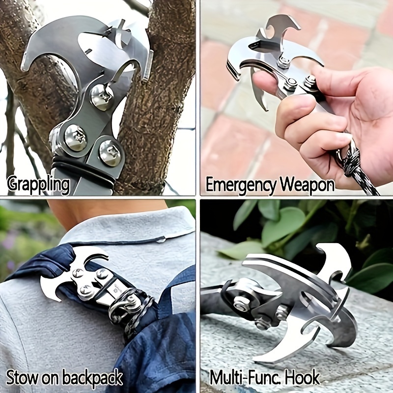 Grappling Hook Folding Survival Claw Multifunctional Stainless