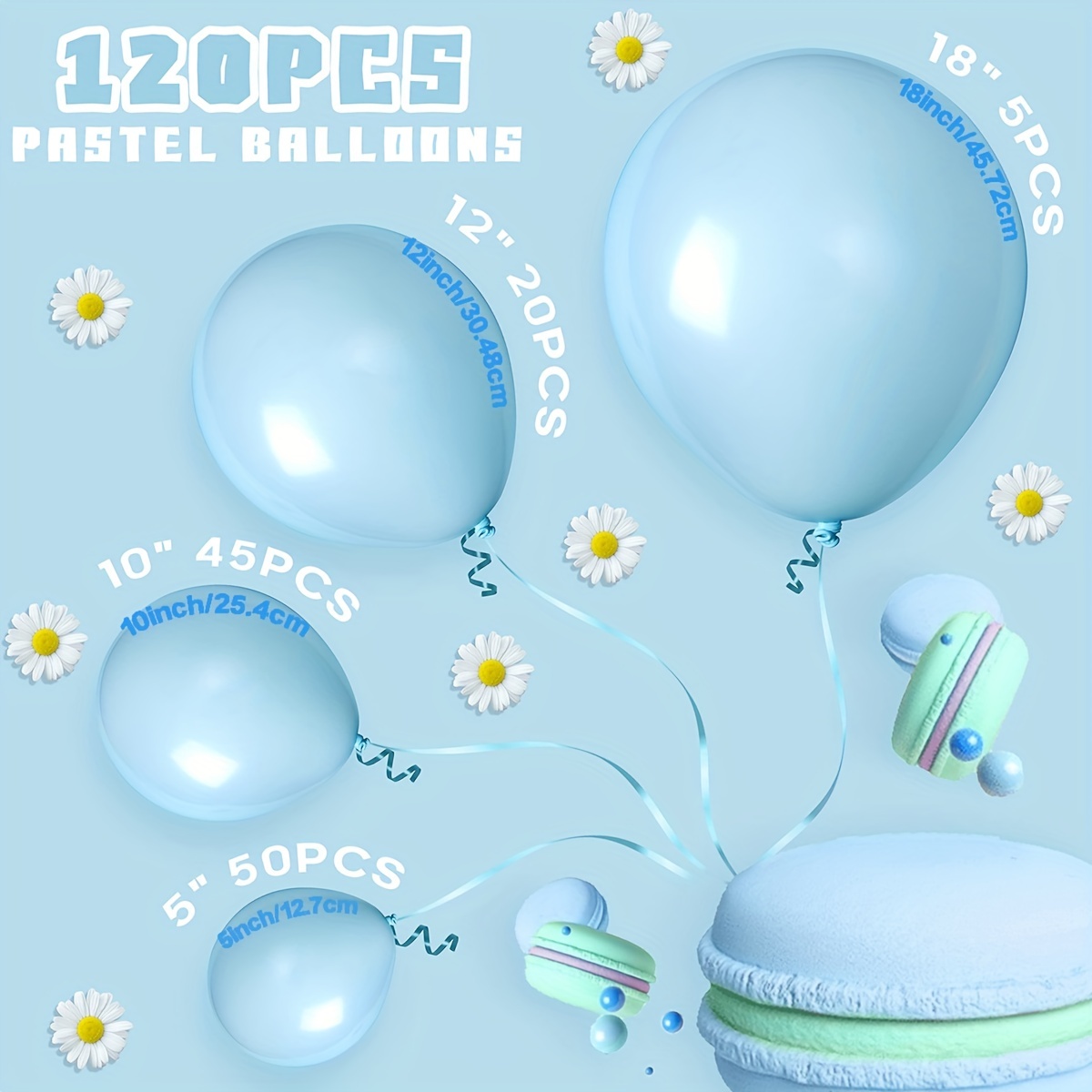 Ballon Pastel Menthe - 30 cm