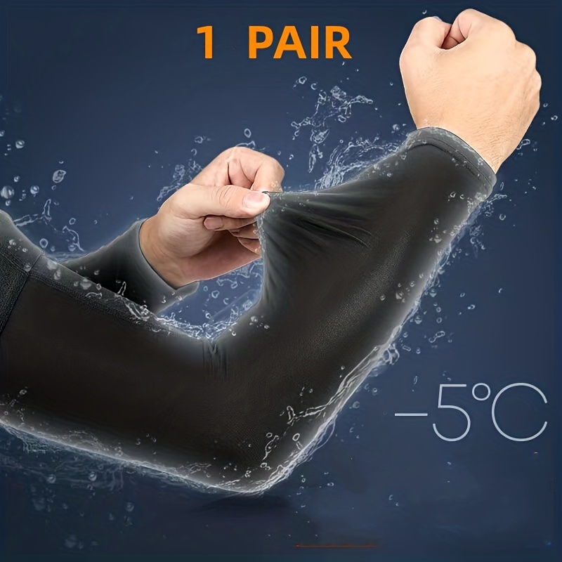 Cooling Arm Sleeves: Uv Protection Breathable Compression - Temu Canada