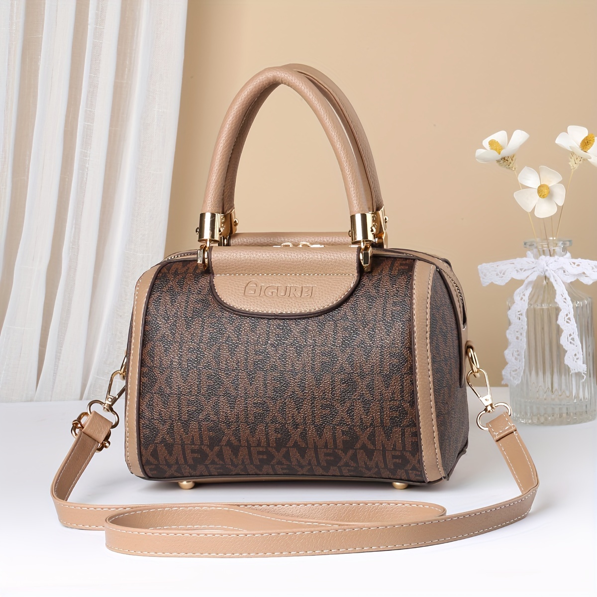 Vintage Top Handle Satchel Bag Retro Crossbody Bag Women's - Temu Canada