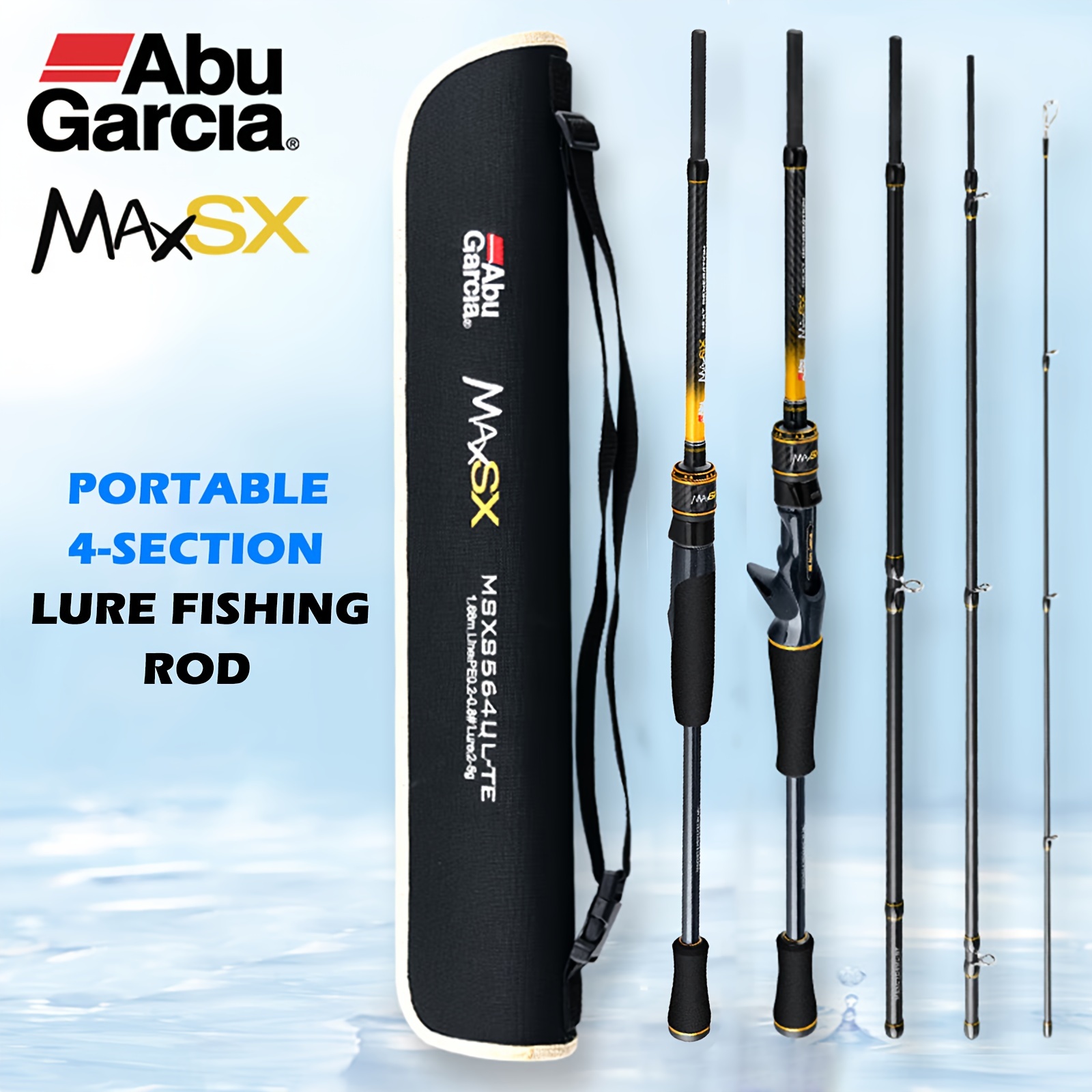 Abu Garcia Max Sx 1.5m Casting/spinning Single Rod Long - Temu