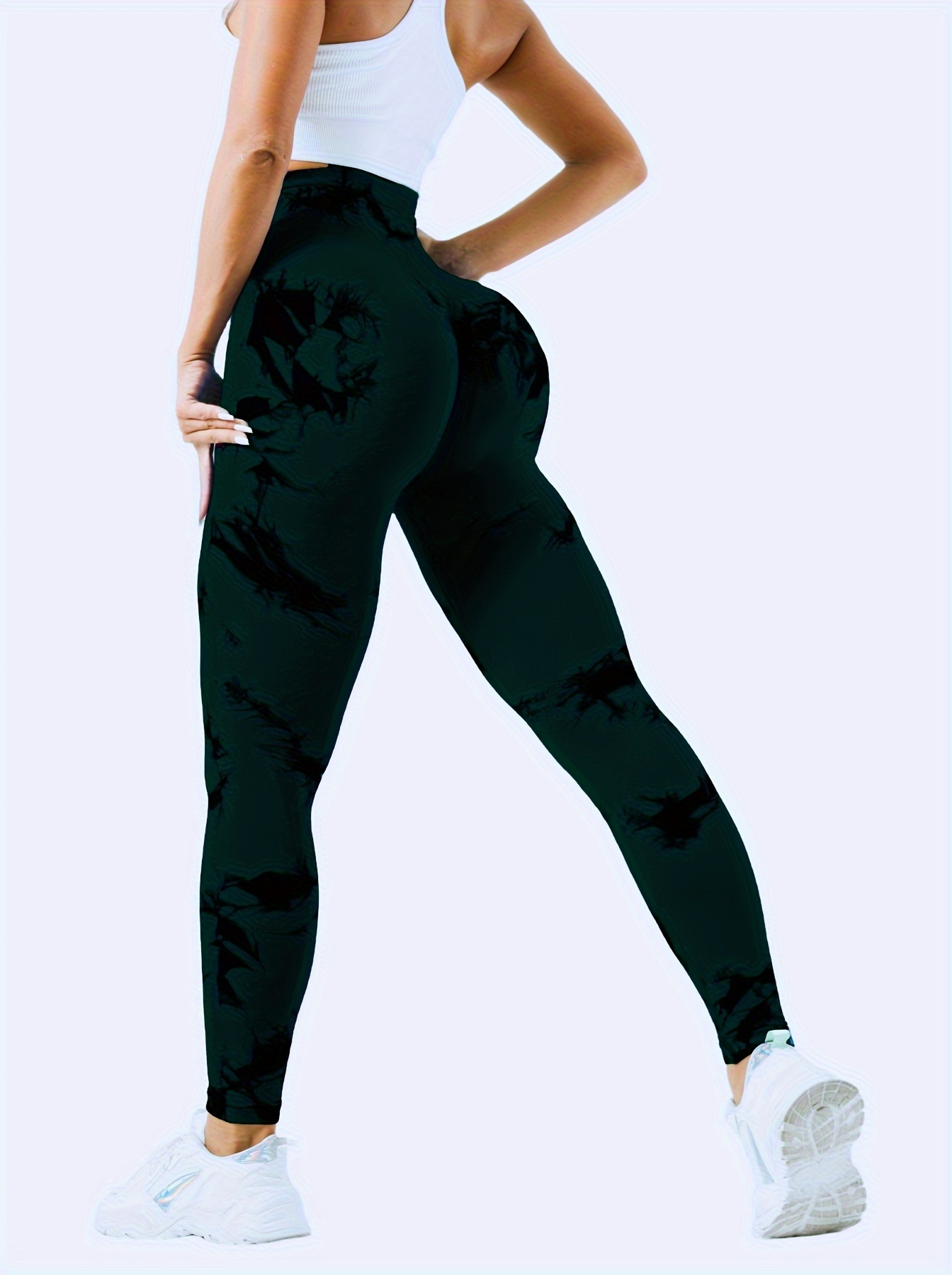 Seamless Yoga Leggings for Women Mesh High Waisted Tummy Control Gym Sports  Pants Stretch Athletic Fitness Tights