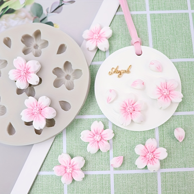 1pc, 3D Silicone Flower Chocolate Mold for DIY Cake Decorating and Baking -  Perfect for Fondant, Candy, and Kitchen Gadgets