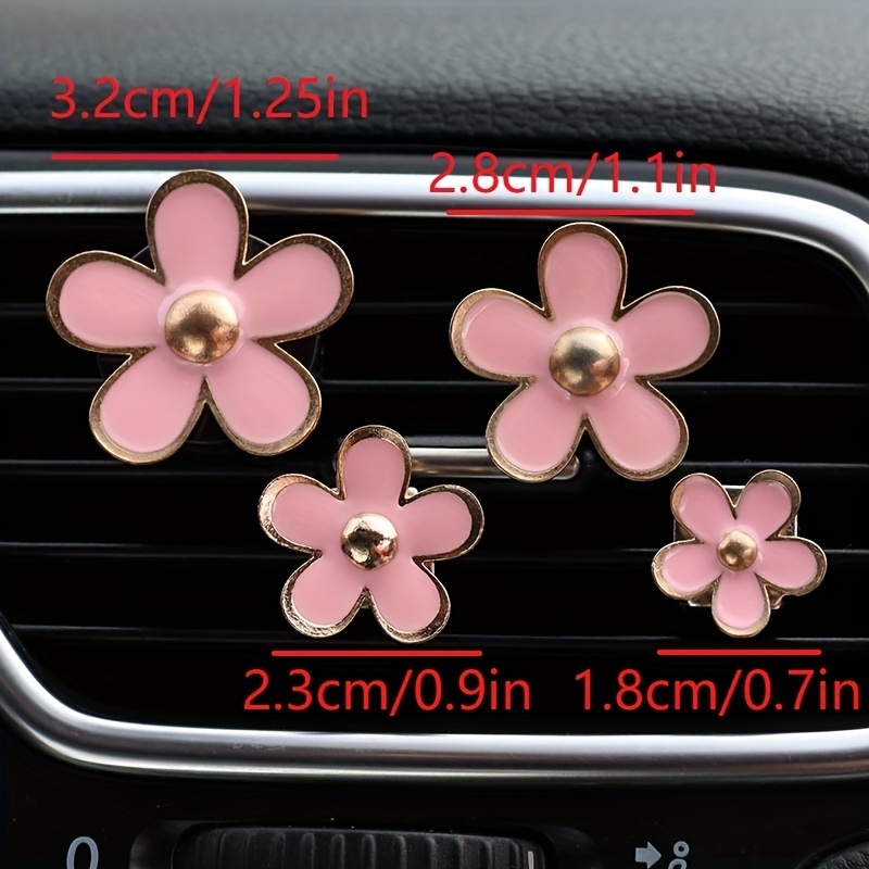 4 Stück Süße Gänseblümchen auto lufterfrischer clips - Temu Germany