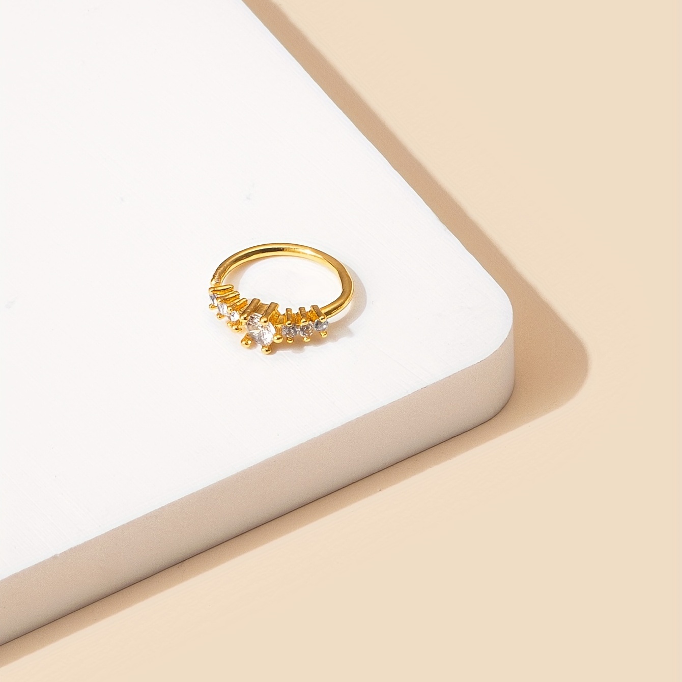 Inlaid Zircon Nose Ring, Bling Bling Style for Women