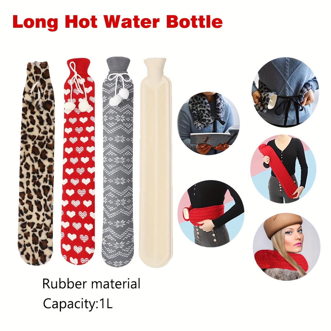 circular hot water bottle