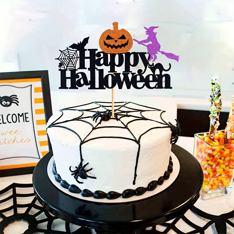 halloween spider birthday cakes