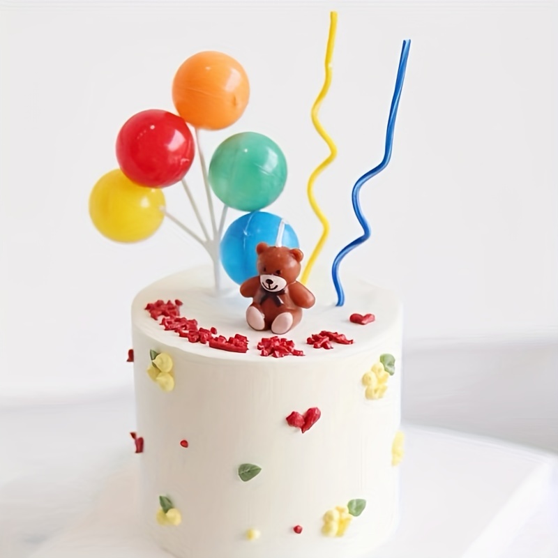 1 Pack Vela Pequeño Oso Vela Decoración Pastel Cumpleaños - Temu