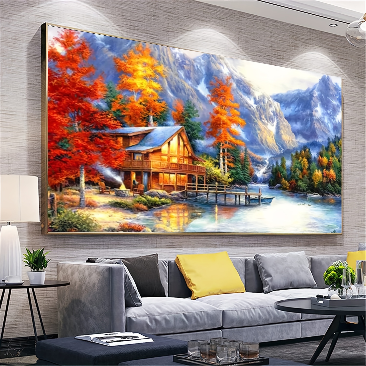 Best Deal for DIY 5D Large Diamond Painting Kits Natural Scenery