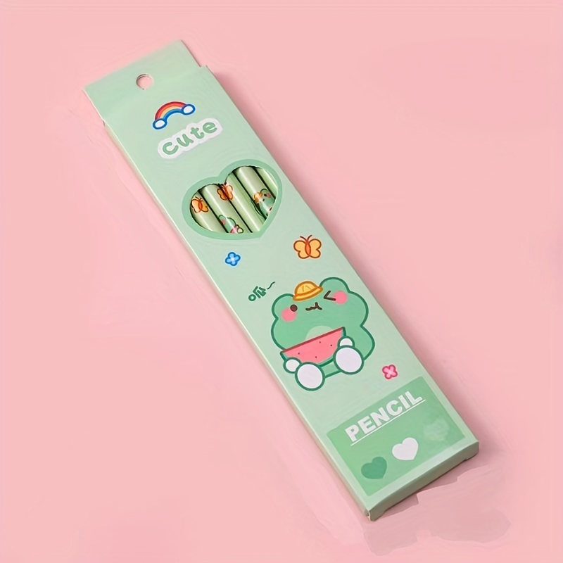 Cute Cartoon Hb Pencils With Eraser Tip. Pencils For Writing Drawing  Sketching Stationery Prize Gift For Students - Temu Italy