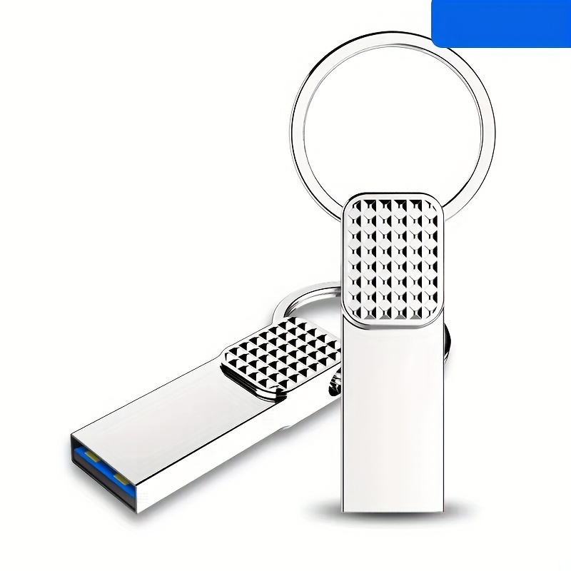 Clé USB 4 en 1 pour iPhone 512 Go, avec rotation à 360 °, stockage externe  par mot de passe/Touch ID, compatible avec téléphone, iPad, Android, PC 