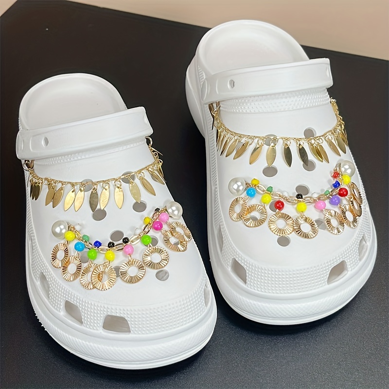 Bling Jewelry Shoes Charms Enamel Diamond Shoe Decoration with