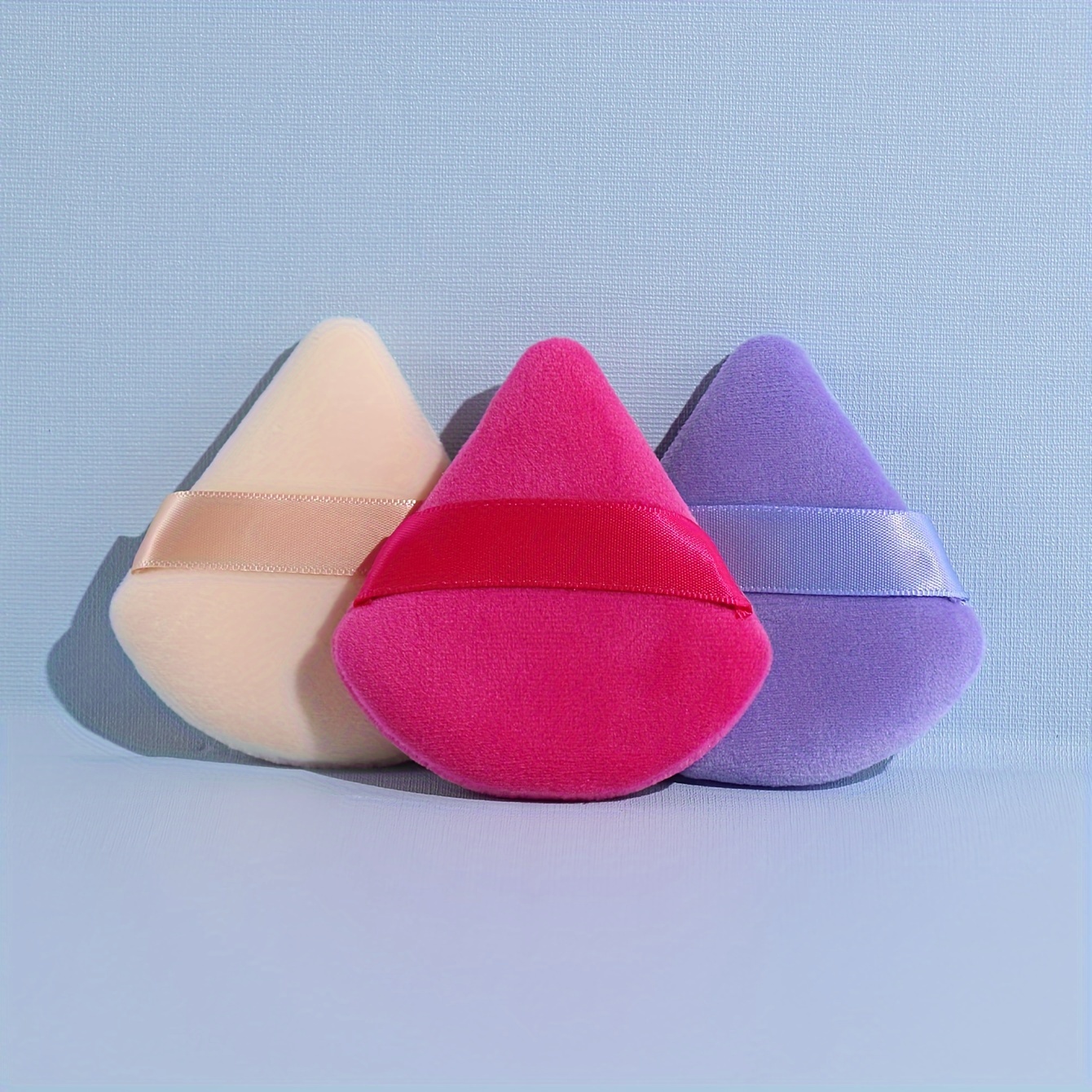 Multi color Latex Triangle Puff Makeup Cotton Soft - Temu