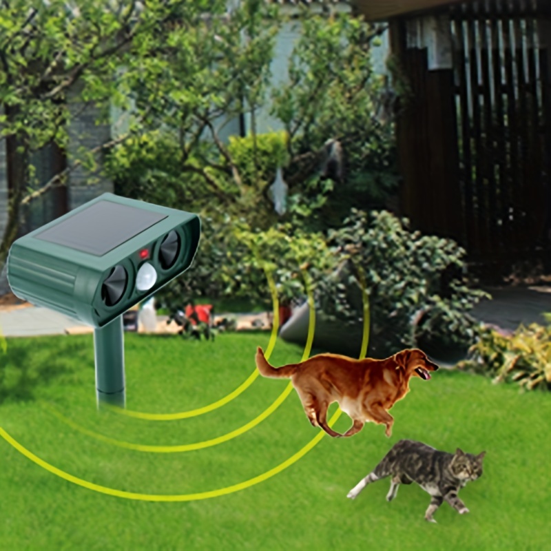 Kaufe Family & Garden Ultraschall-Abwehrmittel für Katzen und Hunde, für  den Außenbereich, solarbetrieben, wasserdicht, Tierabwehrmittel