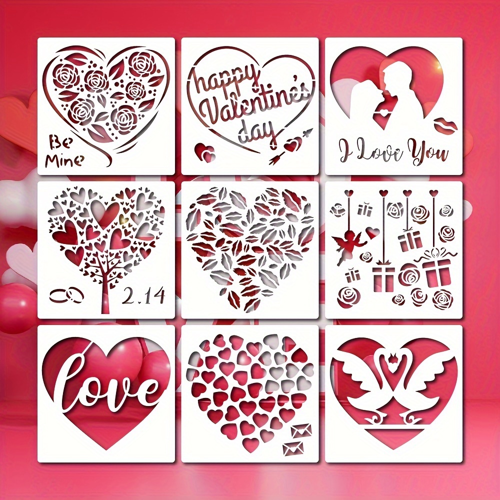 Valentine Stencils - Temu