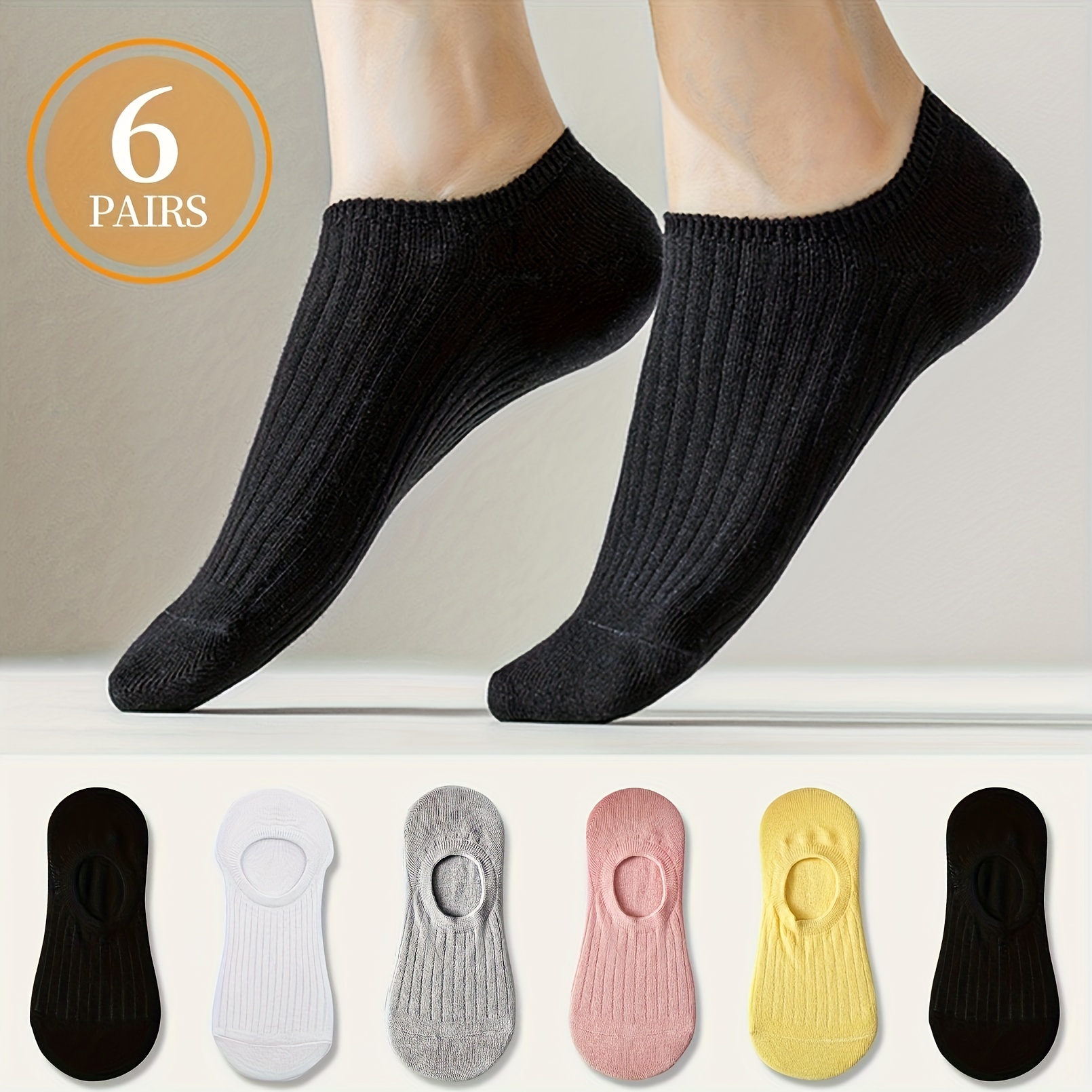Pack de 5 calcetines tobilleros combinados - Calcetines - ROPA