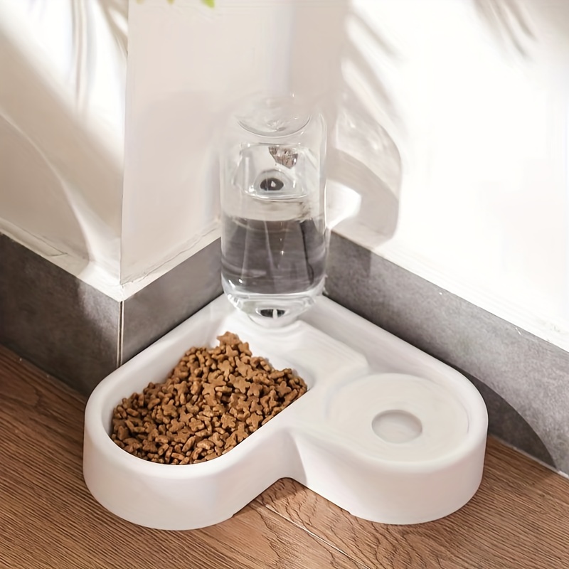 Automatic Pet Feeder With Double Food Bowls And - Temu