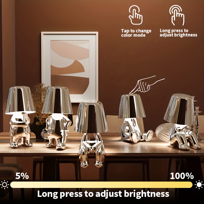 Cordless Table Lamp Rechargeable Table Light Usb Touch - Temu Canada