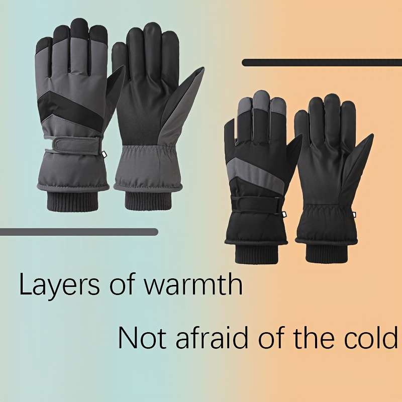 guantes de ciclismo calidad para hombre en invierno con pantalla