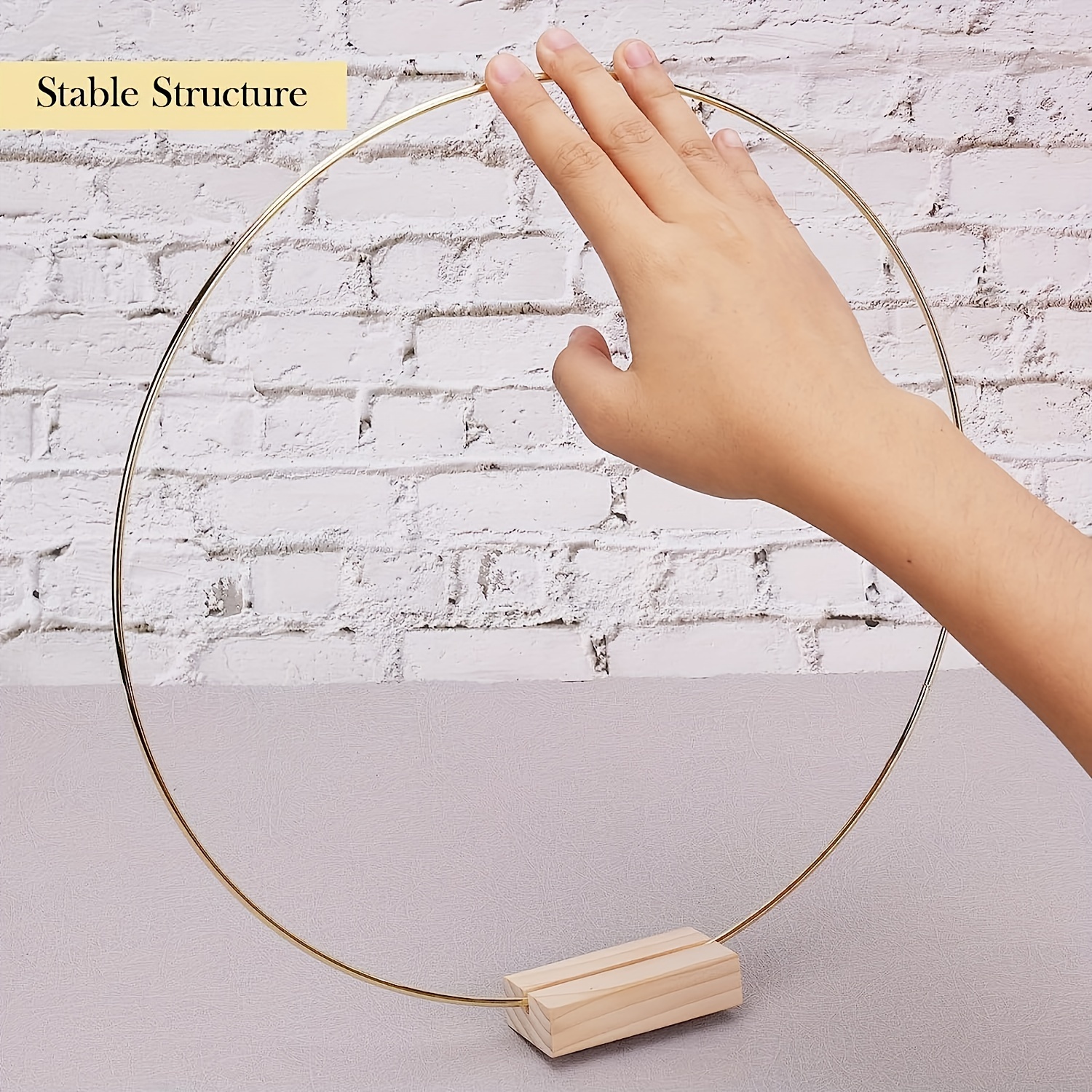 Metal hot sale hoop ring