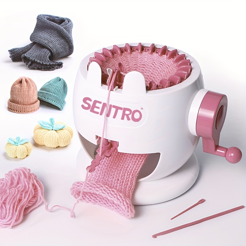 Portable Hand Knitting Machine Embellishment Knit Loom With - Temu