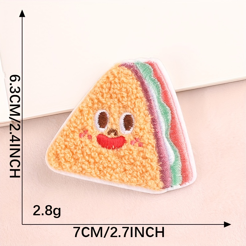 Embroidered Label Patch Cloth Label Towel Embroidered Food Chips