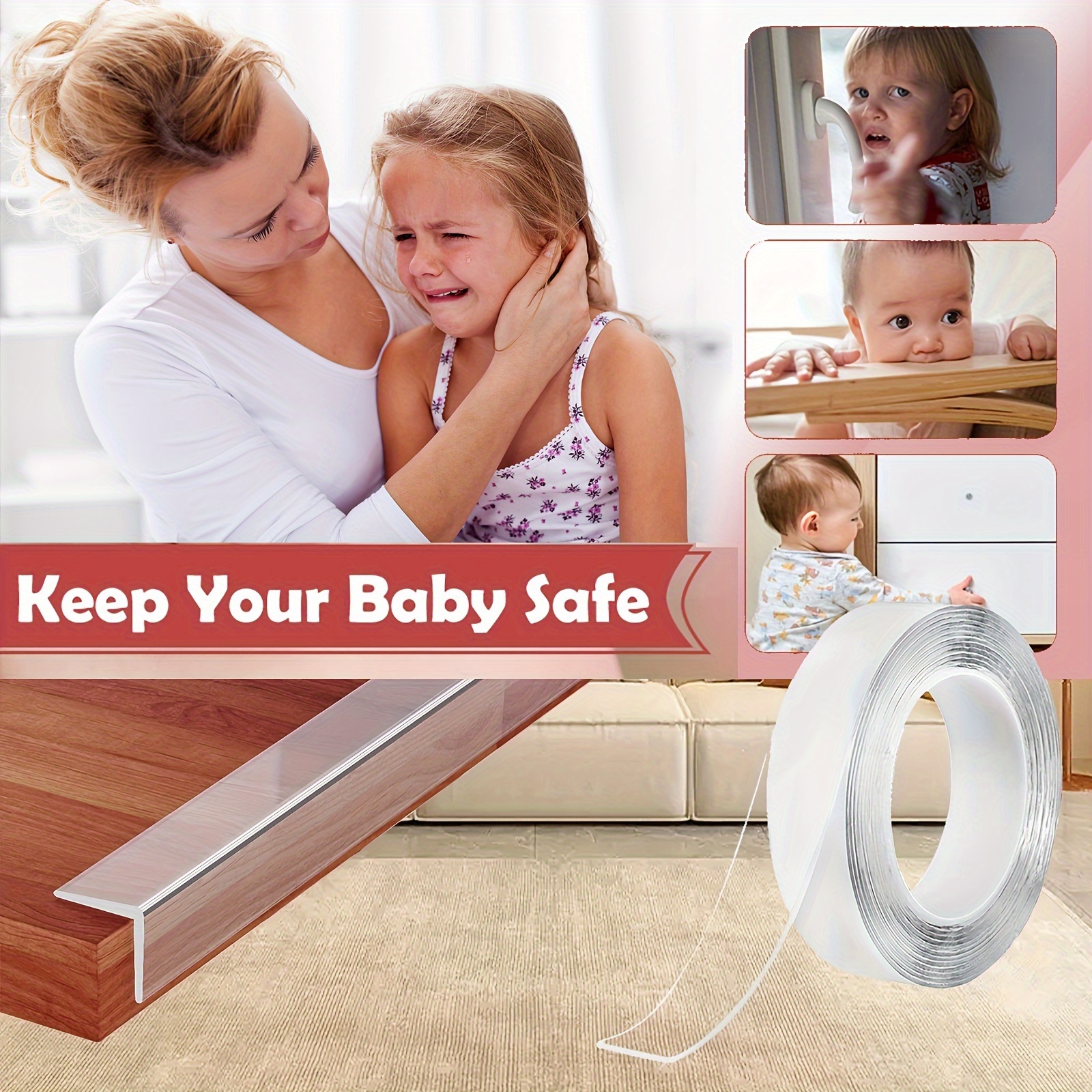 Soft Baby Proofing Corner Guards Pre taped Table Corner - Temu