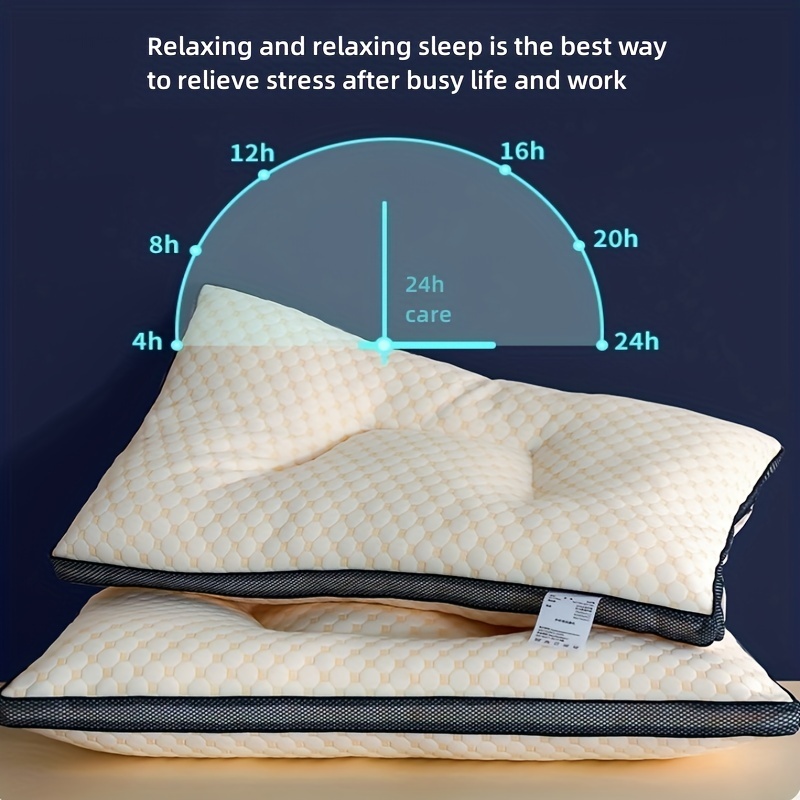 Ergonomic Neck Support Pillow Soft Microfiber Neck Pillows - Temu
