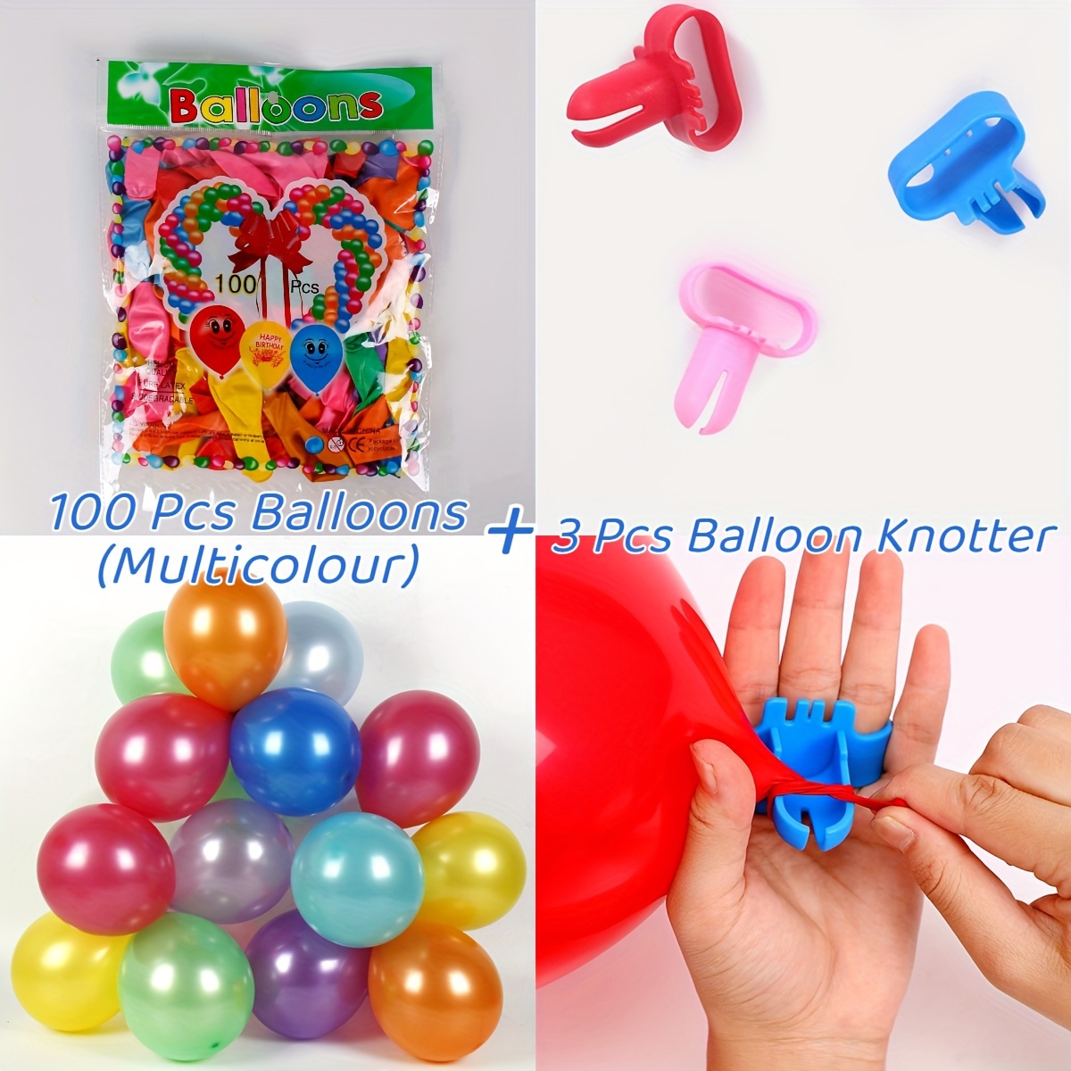 Aesthetic Latex Balloon Knotter For Weddings Birthdays And - Temu