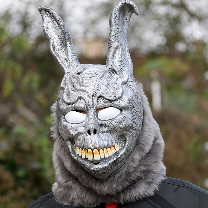 1pc Maschera Di Halloween White Bunny Rabbit Sanguinante