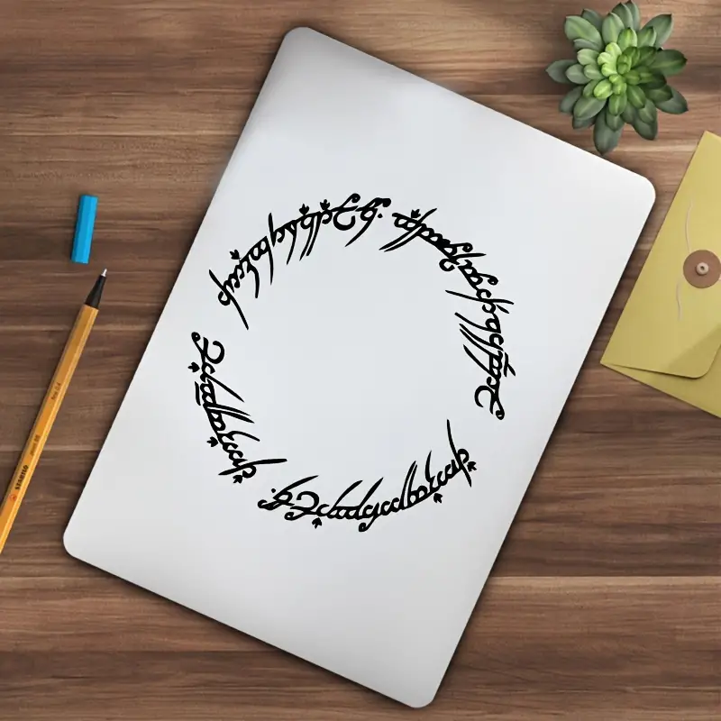 Removable Vinyl Letter Stickers For Laptops Personalize Your - Temu