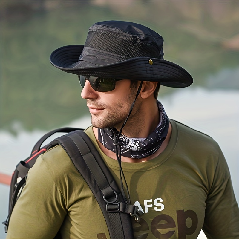 Outdoor Sport Hiking Camping Visor Hat Uv Protection Face Neck Cover Fishing  Sun Protcet Cap price in UAE,  UAE