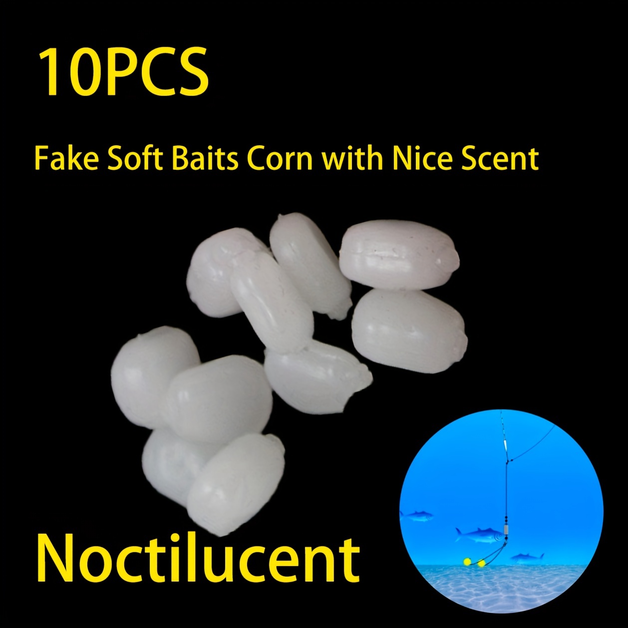 Bottle Semi Floating Soft Bait Simulation Corn Scent - Temu
