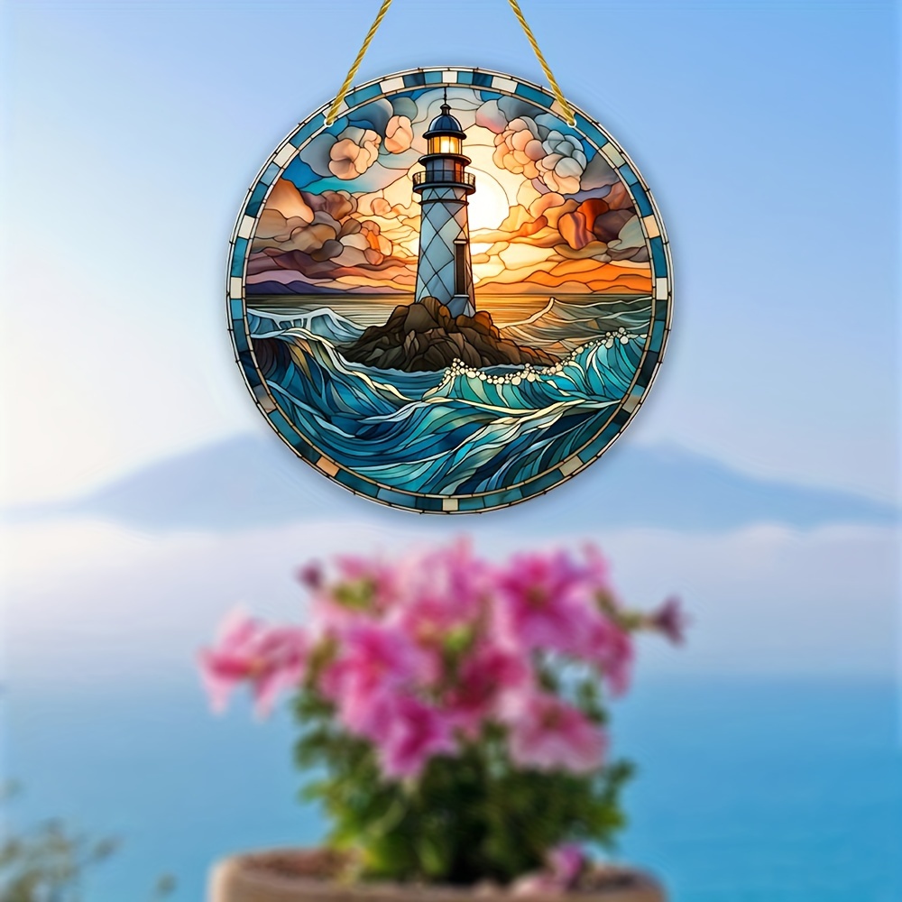 Pirate Ship Acrylic Plaque ocean Suncatcher light Catcher - Temu