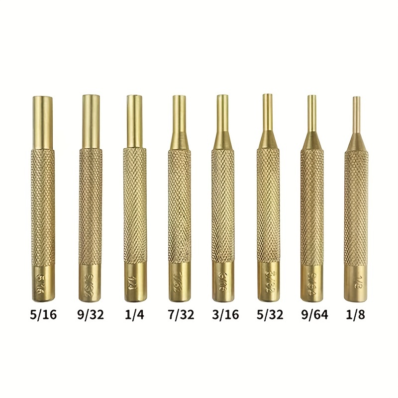 Gray Tools Gray 1/16- 1/2 Pin Punch Set Punch Kit in Gold | C12BPS